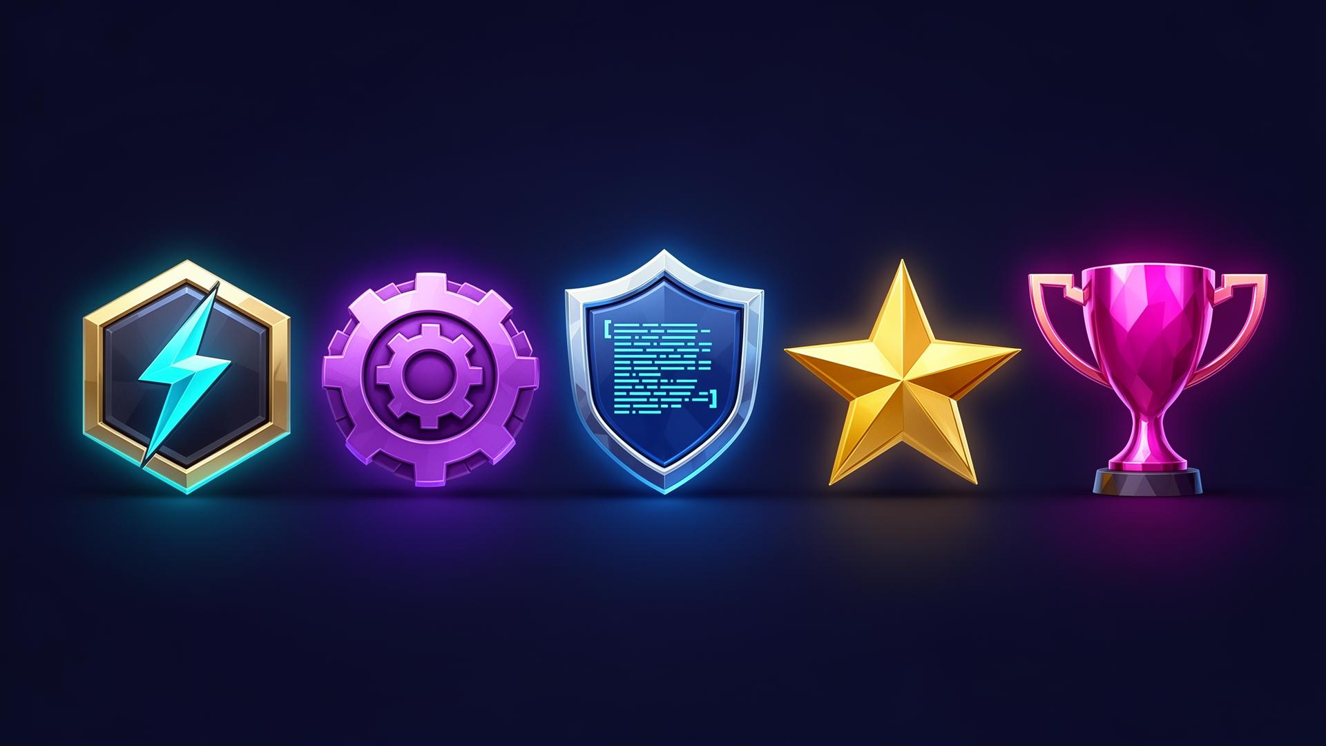 Premium RoboRift achievement badges